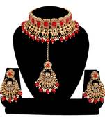 Soni craft attractive   gold plated  choker kundan jewel set (0968)