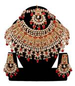 Soni craft ethnic designer red kundan choker necklace  set                ( 0981)