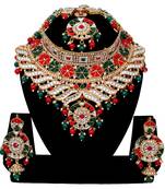 Soni craft astonish gold plated  choker kundan jewel set (0986)