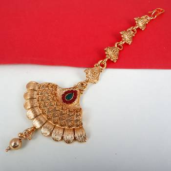Soni craft gold plated  multi color mangtikka (1008) 2