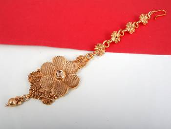 Soni craft gold plated fabulous party wear mangtikka (1009) 2