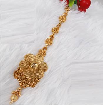 Soni craft gold plated fabulous party wear mangtikka (1009) 1