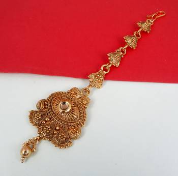 Soni craft modern  gold plated mangtikka (1011) 2