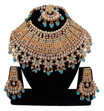 Soni craft  admirable fashion gold plated  choker kundan jewel set (1031) 1
