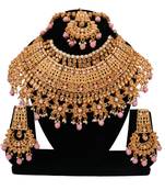 Soni craft amazing gold plated  choker kundan jewel set (1040)