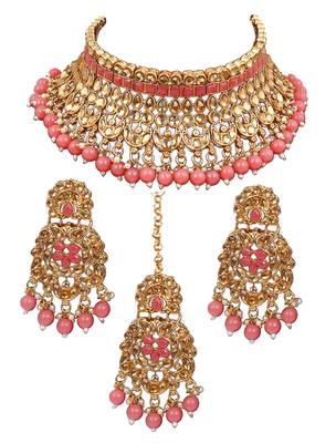 Soni craft designer  gold plated kundan jewel set (1045) 2