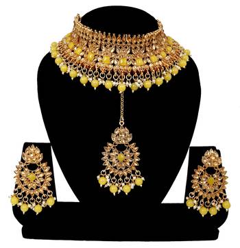 Soni craft  festive fashion  gold plated  kundan jewel set (1046) 1