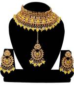 Soni craft  festive fashion  gold plated  kundan jewel set (1046)