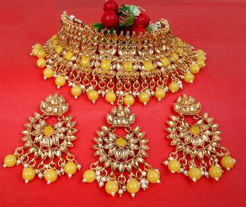 Soni craft  festive fashion  gold plated  kundan jewel set (1046) 3