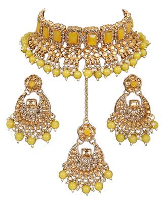 Soni craft party wear kundan  necklace  set (1048) 2