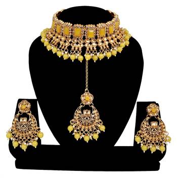 Soni craft party wear kundan  necklace  set (1048) 1