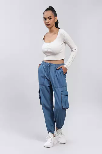 LABEL Blue jogger pants