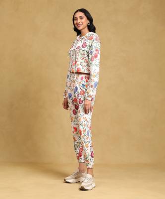White floral print co ord det by LABEL 2