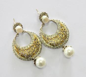White Pearl Chand Bali 3
