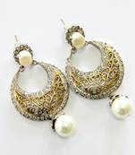 White Pearl Chand Bali