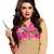 Beige and Pink printed Georgette kurtas-and-kurtis