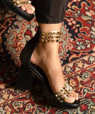 Black hand made heels 2