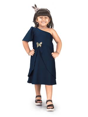 fit & flare nylon dress For Girls 1