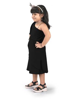 fit & flare nylon dress For Girls 2