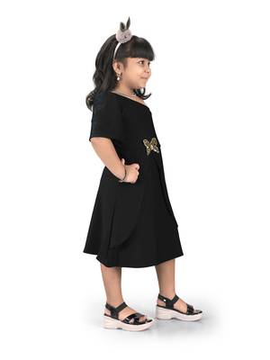 fit & flare nylon dress For Girls 3