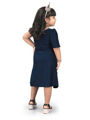 fit & flare nylon dress For Girls 4