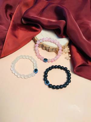 Latest beads evil eye bracelets combo 1