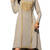 Beige embroidered Georgette kurtas-and-kurtis