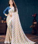 Multi Ethnic Smart Printed Festive Saree