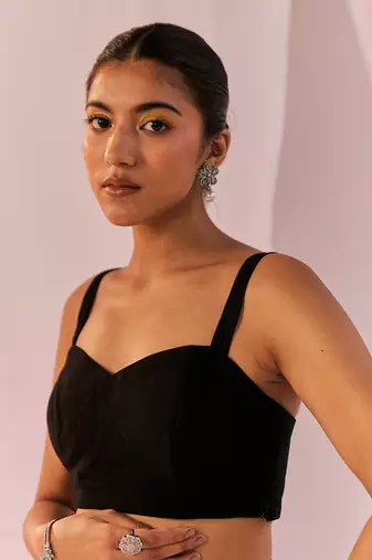 Black Dilshad Blouse