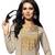 Beige embroidered Georgette kurtas-and-kurtis