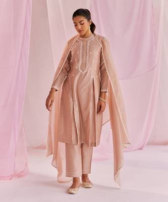 Macchiato brown sage kurta set 2