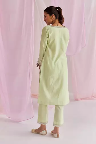 Mint green sadira kurta set