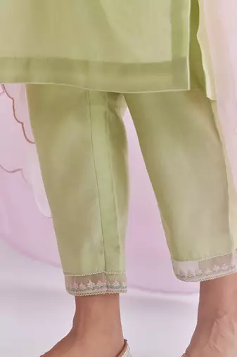 Mint green sadira kurta set