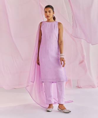 Purple pema kurta set 1