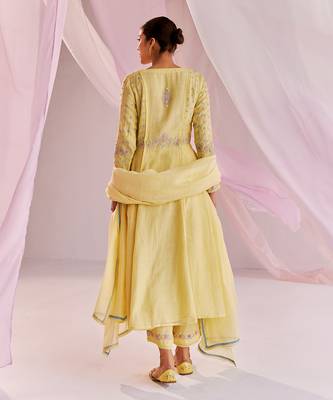 Yellow alara kurta set 3
