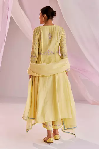 Yellow alara kurta set