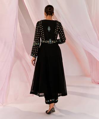 Black alara black kurta set 5