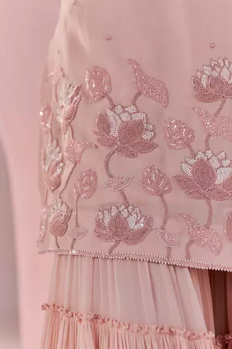 Pink pahi sharara set