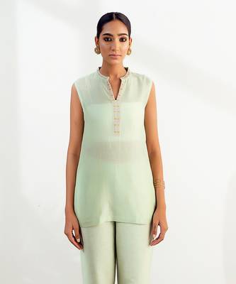 Mint green tunic 1