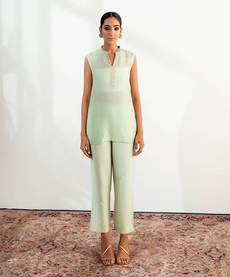 Mint green tunic set 1