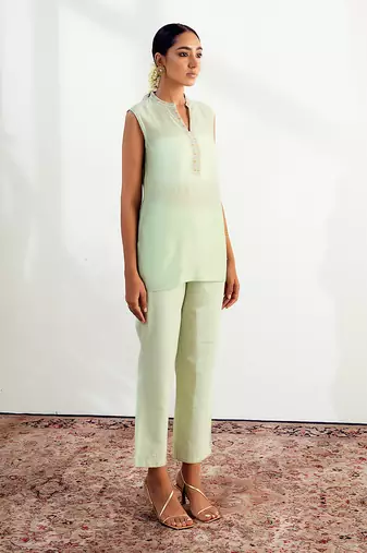 Mint green tunic set