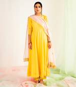Sunshine yellow ayisha kurta set