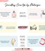 Latest gold plated american diamond mangalsutra