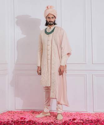 Dusty rose kabaal sherwani 2