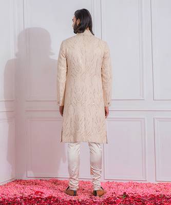 Dusty rose kabaal sherwani 4