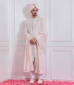Off white umerkot sherwani