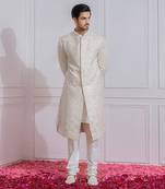 Off white feroz sherwani