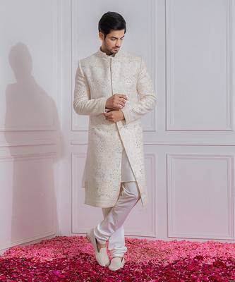 Off white feroz sherwani 2