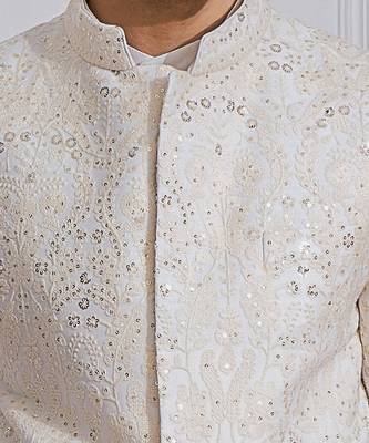 Off white feroz sherwani 3