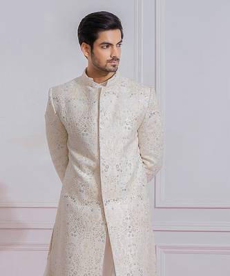 Off white feroz sherwani 4